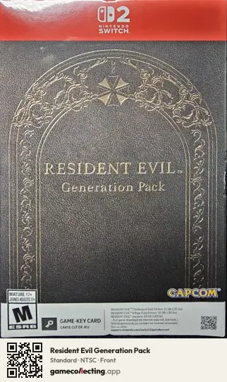 Resident Evil Generation Pack Nintendo Switch 2, NTSC box front