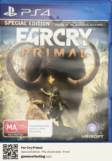 Far Cry Primal PlayStation 4, Australia box front