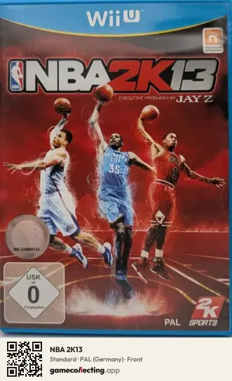 NBA 2K13 Nintendo Wii U, Germany box front