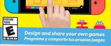 Game Builder Garage, the ESRB box on its front