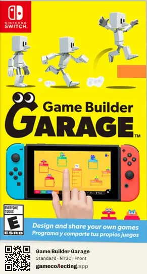 Game Builder Garage Nintendo Switch, NTSC box front