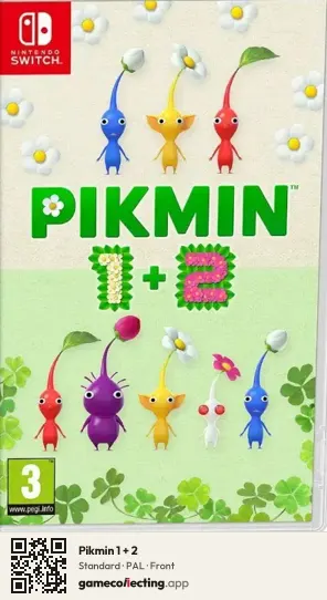 Pikmin 1 + 2 Nintendo Switch, PAL box front