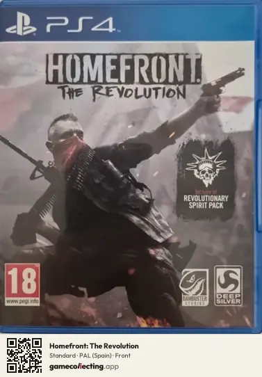 Homefront: The Revolution PlayStation 4, Spain box front