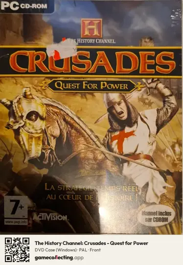 The History Channel: Crusades - Quest for Power Computer, PAL box front