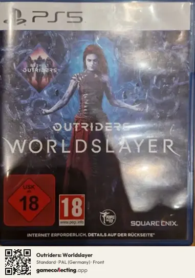 Outriders: Worldslayer PlayStation 5, Germany box front