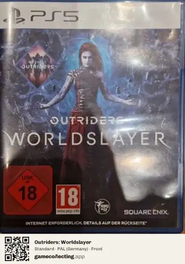 Outriders: Worldslayer PlayStation 5, Germany box front