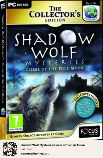 Shadow Wolf Mysteries: Curse of the Full Moon Computer, PAL box front