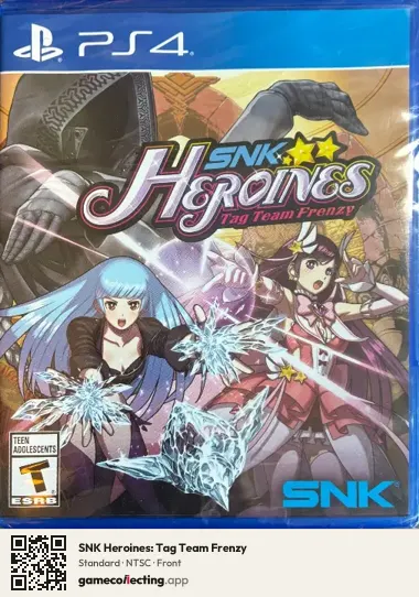 SNK Heroines: Tag Team Frenzy PlayStation 4, NTSC box front