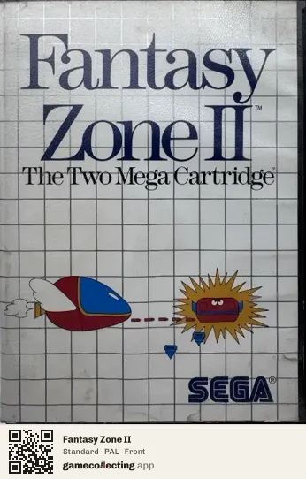 Fantasy Zone II Sega Master System, PAL box front