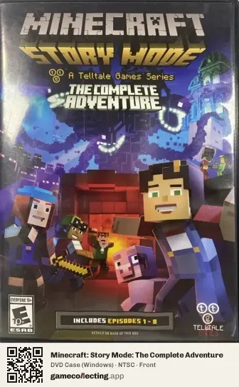 Minecraft: Story Mode: The Complete Adventure Computer, NTSC box front