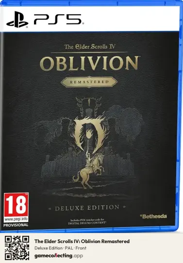 The Elder Scrolls IV: Oblivion Remastered PlayStation 5, PAL box front