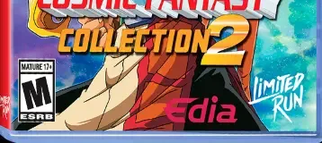 Cosmic Fantasy Collection 2, the ESRB box on its front