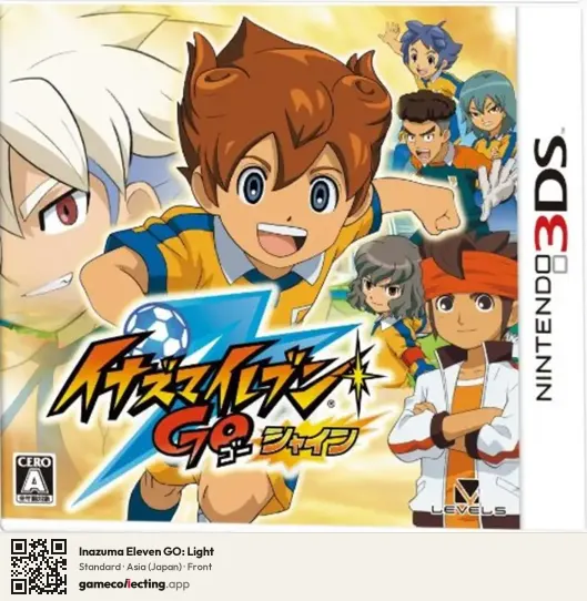 Inazuma Eleven GO: Light Nintendo 3DS, Japan box front