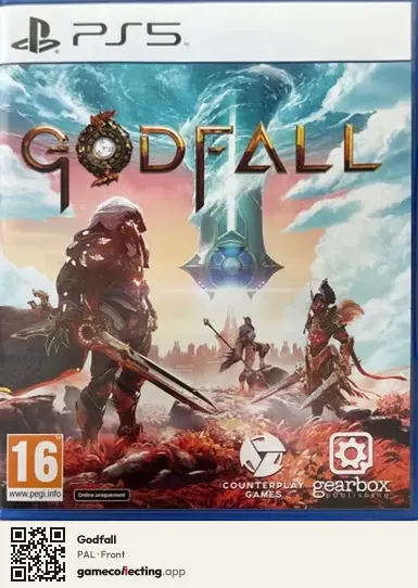 Godfall PlayStation 5, PAL box front