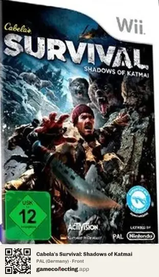 Cabela's Survival: Shadows of Katmai Nintendo Wii, Germany box front