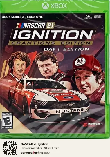 NASCAR 21: Ignition Xbox One, NTSC box front