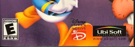 Disney's Donald Duck: Goin' Quackers, the ESRB box on its front