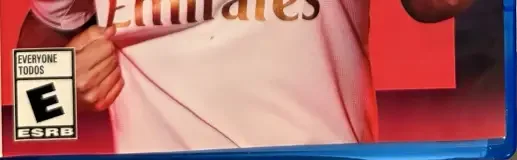 FIFA 20, the ESRB box on its front