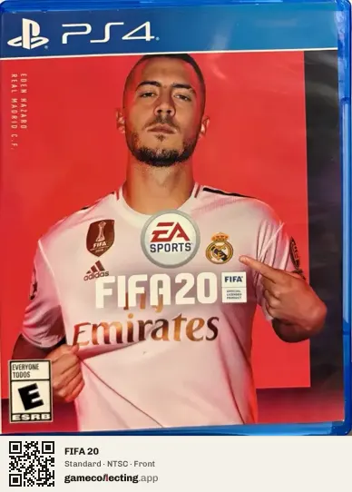 FIFA 20 PlayStation 4, NTSC box front
