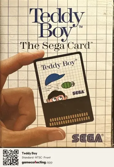 Teddy Boy Sega Master System, NTSC box front