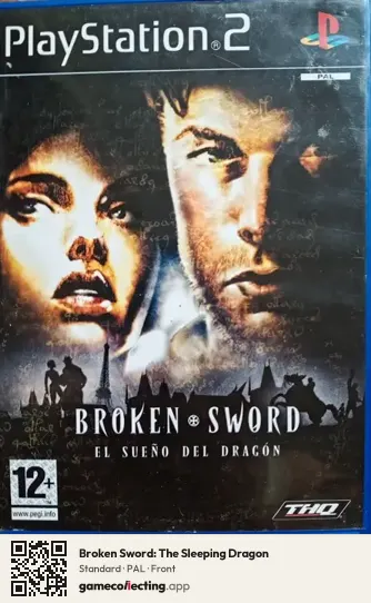 Broken Sword: The Sleeping Dragon PlayStation 2, PAL box front