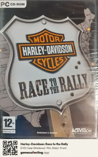 Harley-Davidson: Race to the Rally Computer, Italy box front
