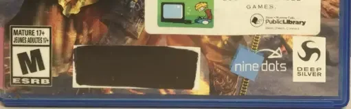 Outward, the ESRB box on its front