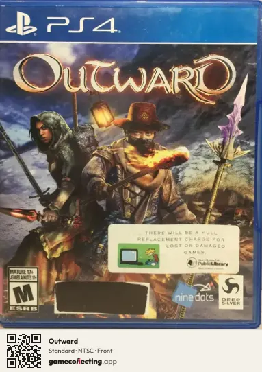 Outward PlayStation 4, NTSC box front