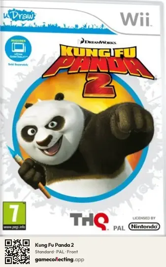 Kung Fu Panda 2 Nintendo Wii, PAL box front
