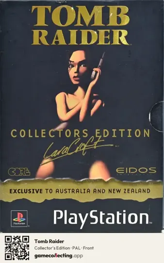 Tomb Raider PlayStation, PAL box front