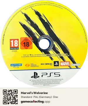 Marvel's Wolverine PlayStation 5, PAL disc