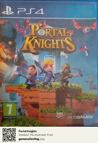 Portal Knights PlayStation 4, Australia box front