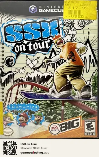 SSX on Tour Nintendo GameCube, NTSC box front