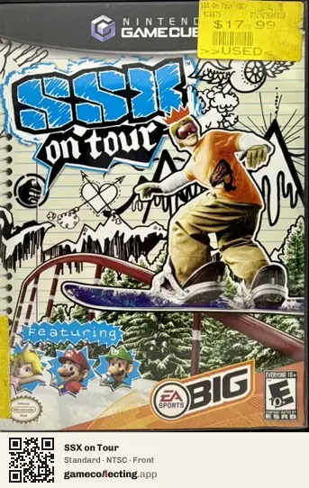 SSX on Tour Nintendo GameCube, NTSC box front