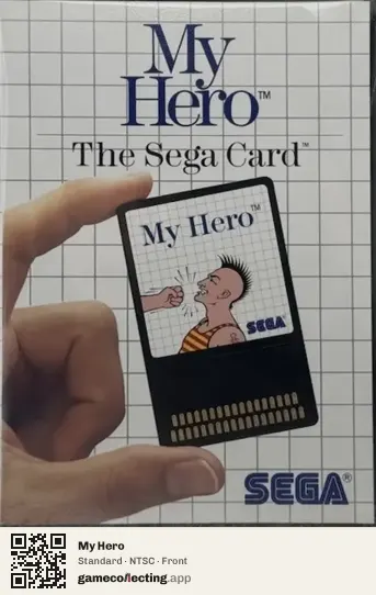 My Hero Sega Master System, NTSC box front