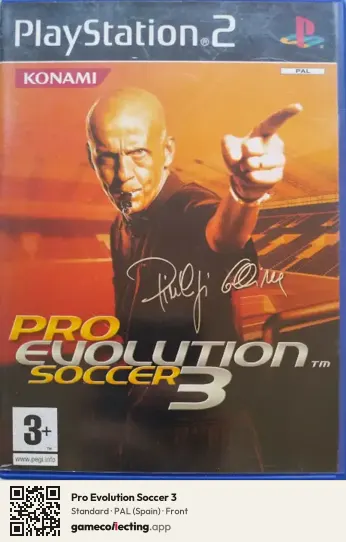 Pro Evolution Soccer 3 PlayStation 2, Spain box front