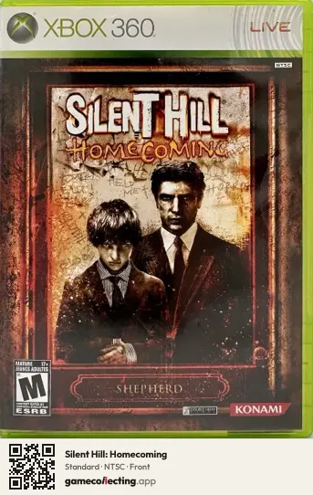 Silent Hill: Homecoming Xbox 360, NTSC box front