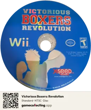 Victorious Boxers: Revolution Nintendo Wii, NTSC disc