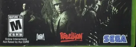 Aliens vs. Predator, the ESRB box on its front