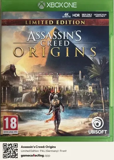Assassin's Creed: Origins Xbox One, Germany box front