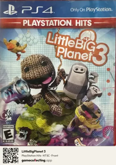 LittleBigPlanet 3 PlayStation 4, NTSC box front