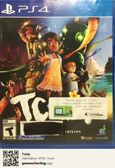 Tchia PlayStation 4, NTSC box front