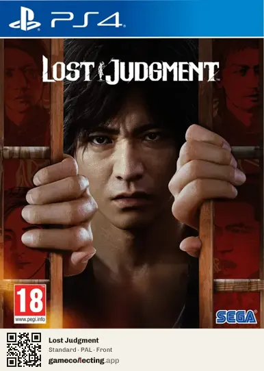 Lost Judgment PlayStation 4, PAL box front