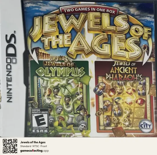 Jewels of the Ages Nintendo DS, NTSC box front