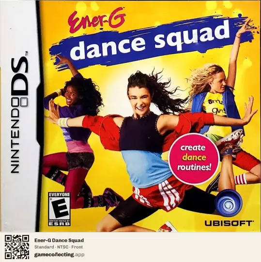 Ener-G Dance Squad Nintendo DS, NTSC box front
