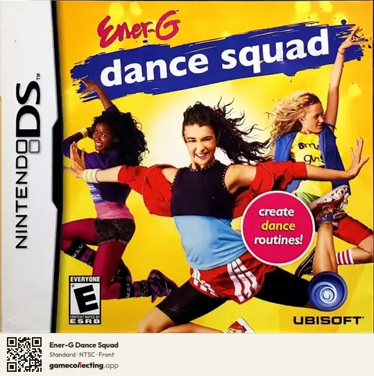 Ener-G Dance Squad Nintendo DS, NTSC box front