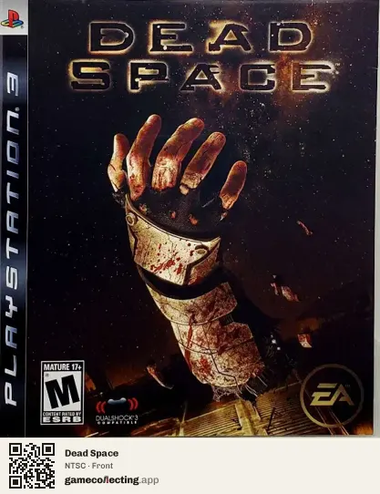 Dead Space PlayStation 3, NTSC box front