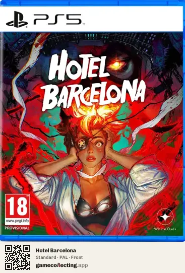 Hotel Barcelona PlayStation 5, PAL box front