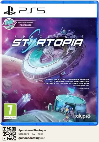 Spacebase Startopia PlayStation 5, PAL box front