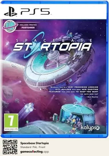 Spacebase Startopia PlayStation 5, PAL box front
